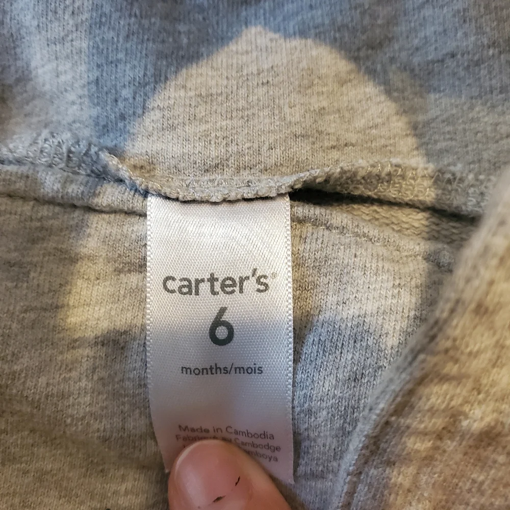 Adorable Gray Puppy Overalls - Picture 2 of 3